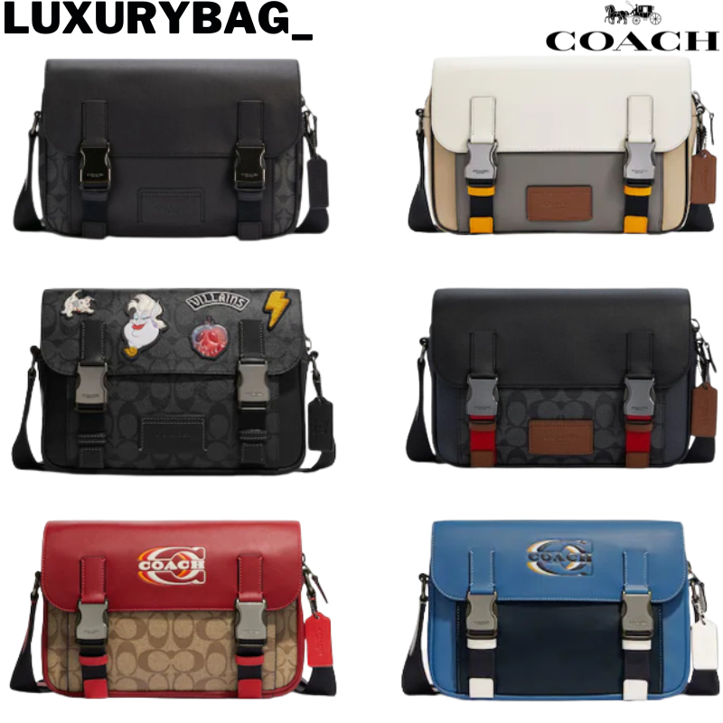 Coach Men's Cow leather Bag Track Messenger Shoulderbag Crossbody C3747 C4141 C4021 C2725 C2715 CC037 C037 CE550 CE873