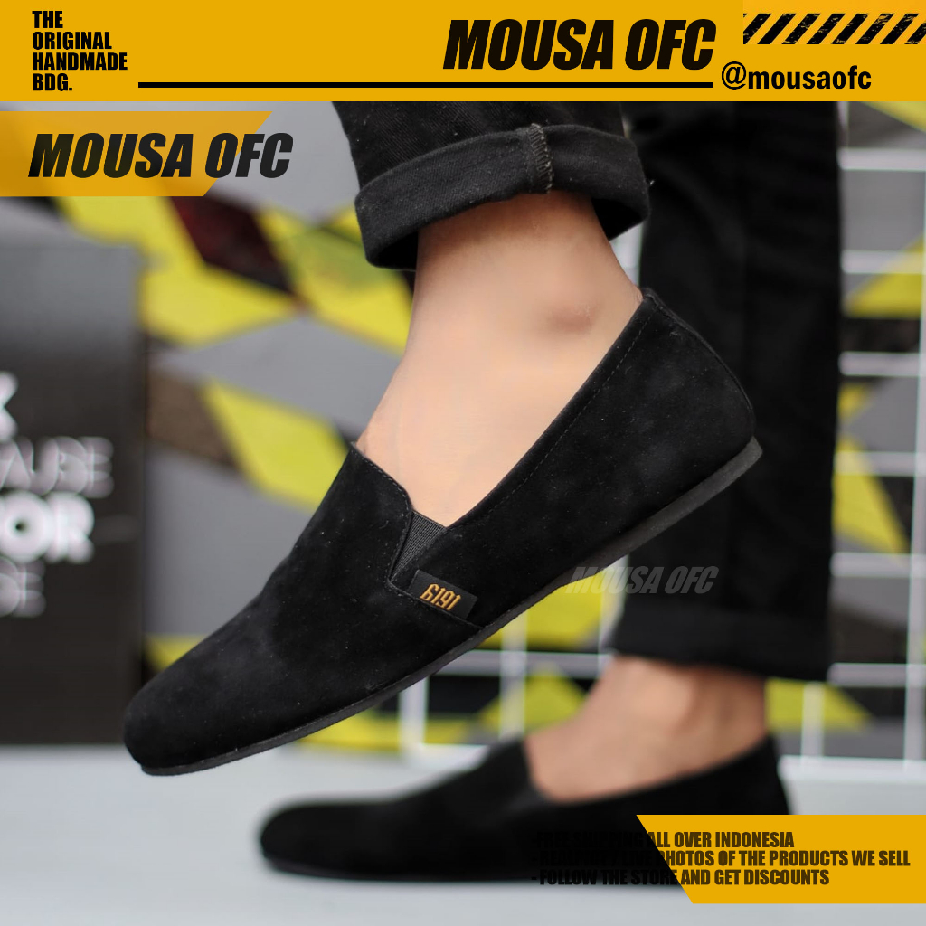 Sepatu Casual Slip On Sepatu Selop Kerja Pria