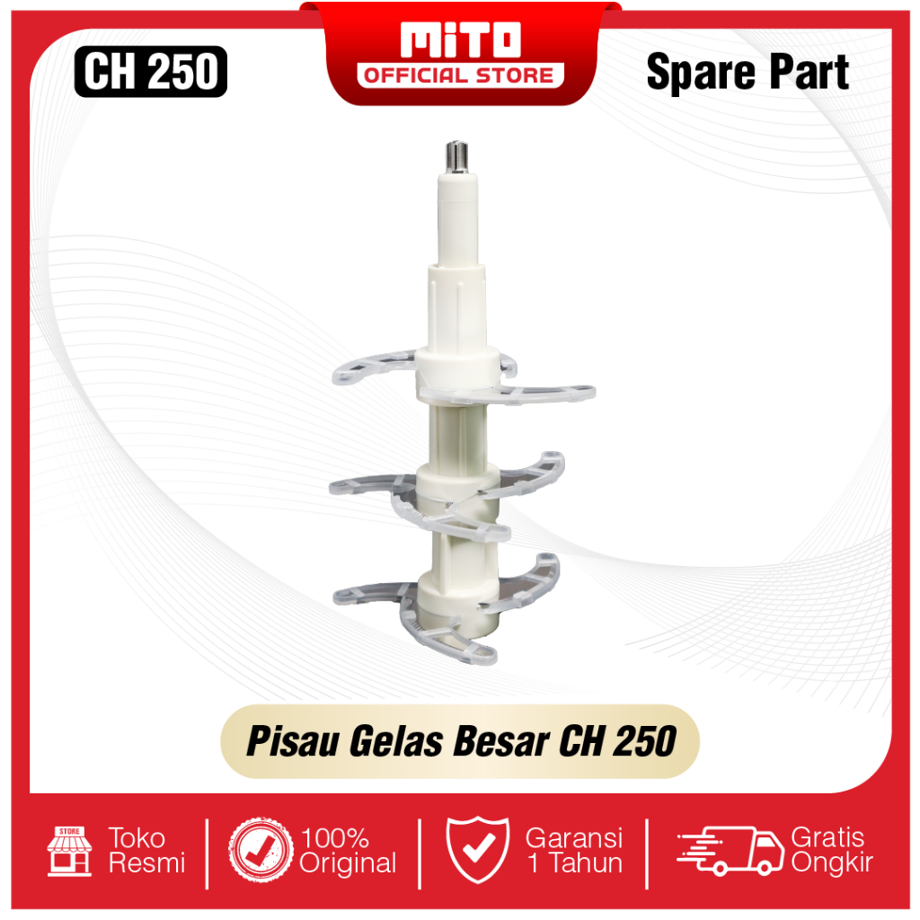 SPARE PART MITOCHIBA Star Chopper CH250 - Pisau - Whisker - Tutup Gelas