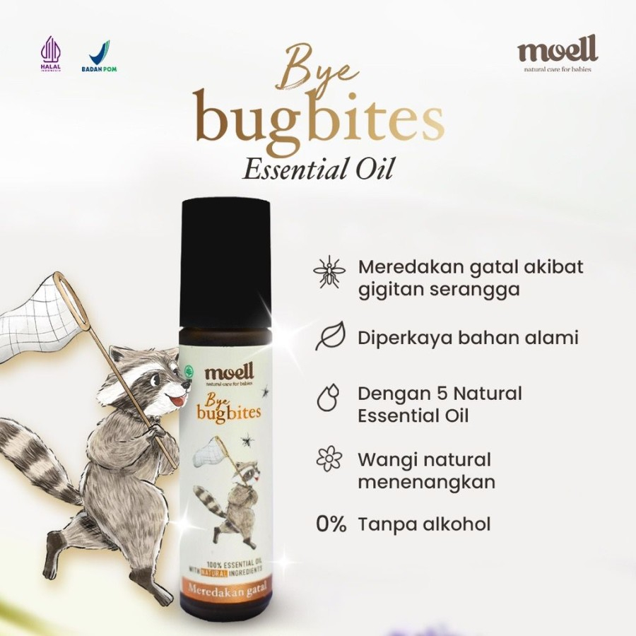 MOELL NATURAL ESSENTIAL OIL - BYE BUG BITES 8ML