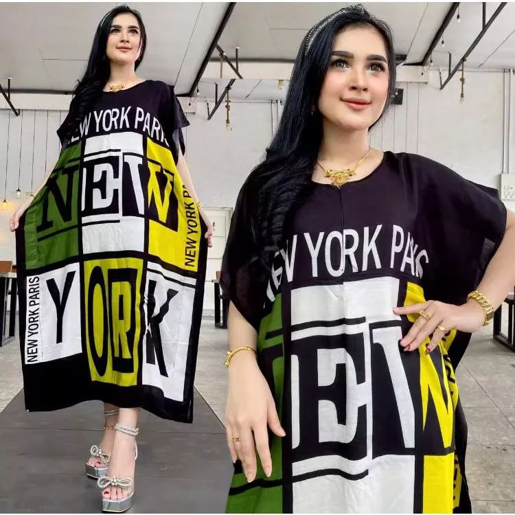 DASTER JUMBO BUSUI NEW YORK CITY RESLETING DEPAN FASHION WANITA TERBARU ( PILIH WARNA  ) - DASTER LOWO BAHAN RAYON ADEM BATIK SABLON PRINT KARAKTER KEKINIAN HARGA TERMURAH - DASTER BALI VIRAL MODEL TERBARU POPULER By BATIK SULMIT