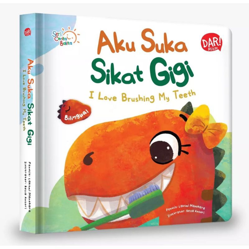 [BUKABUKU STORE] AKU SUKA SIKAT GIGI (BOARDBOOK BILINGUAL)