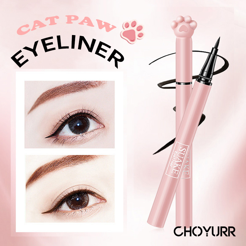 【COD】Eyeliner Waterproof Cat Paw Eyeliner Hitam Long Lasting Eye liner Eyeliner Pen Anti Air Dan Smudge Tahan Lama Import -CH