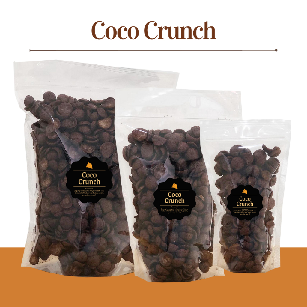 [DELISH SNACKS] Coco Crunch (S) 65gr / Snack Cemilan / Sereal Cokelat / Coklat Cococrans Koko Krunch