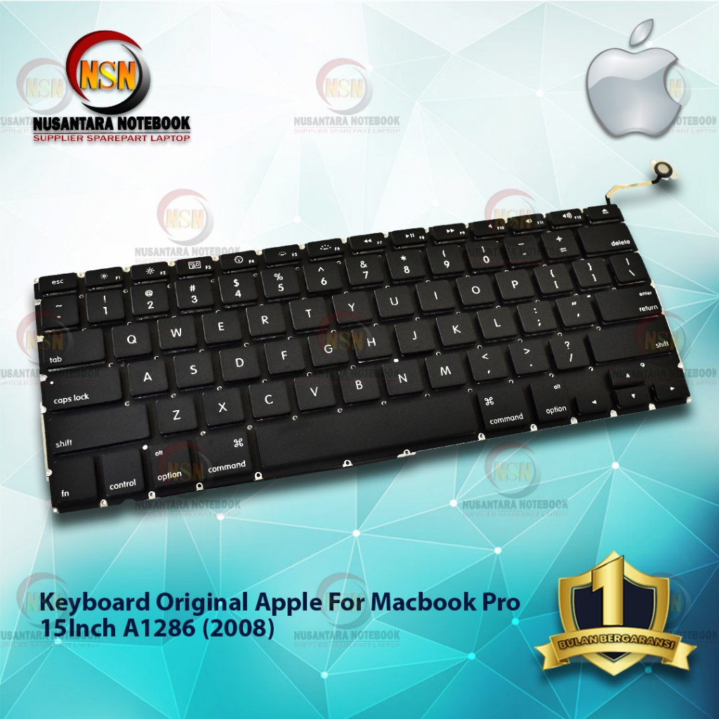 Keyboard Apple ORI for Mac Pro 15 Inch A1286US (MID 2009-2012)