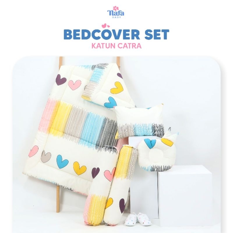 BEDCOVER BABY BEDDING SET/ BEDCOVER BAYI SET BANTAL GULING By Nafa Baby