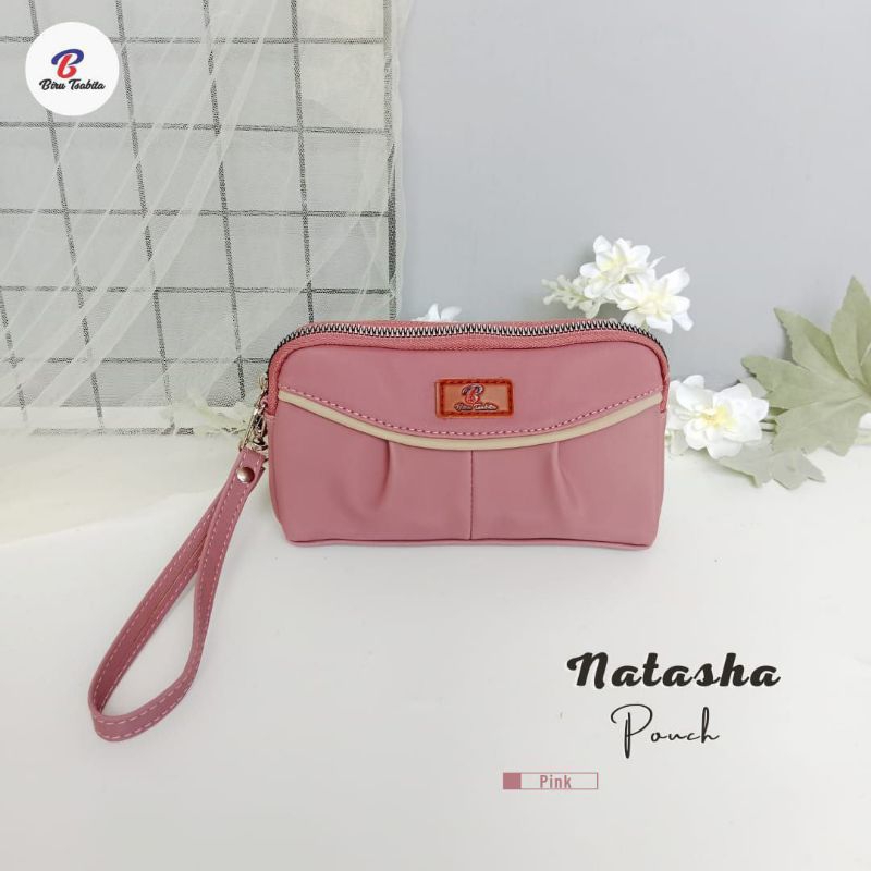 POUCH NATASHA By Biru Tsabita, dompet hp dan uang