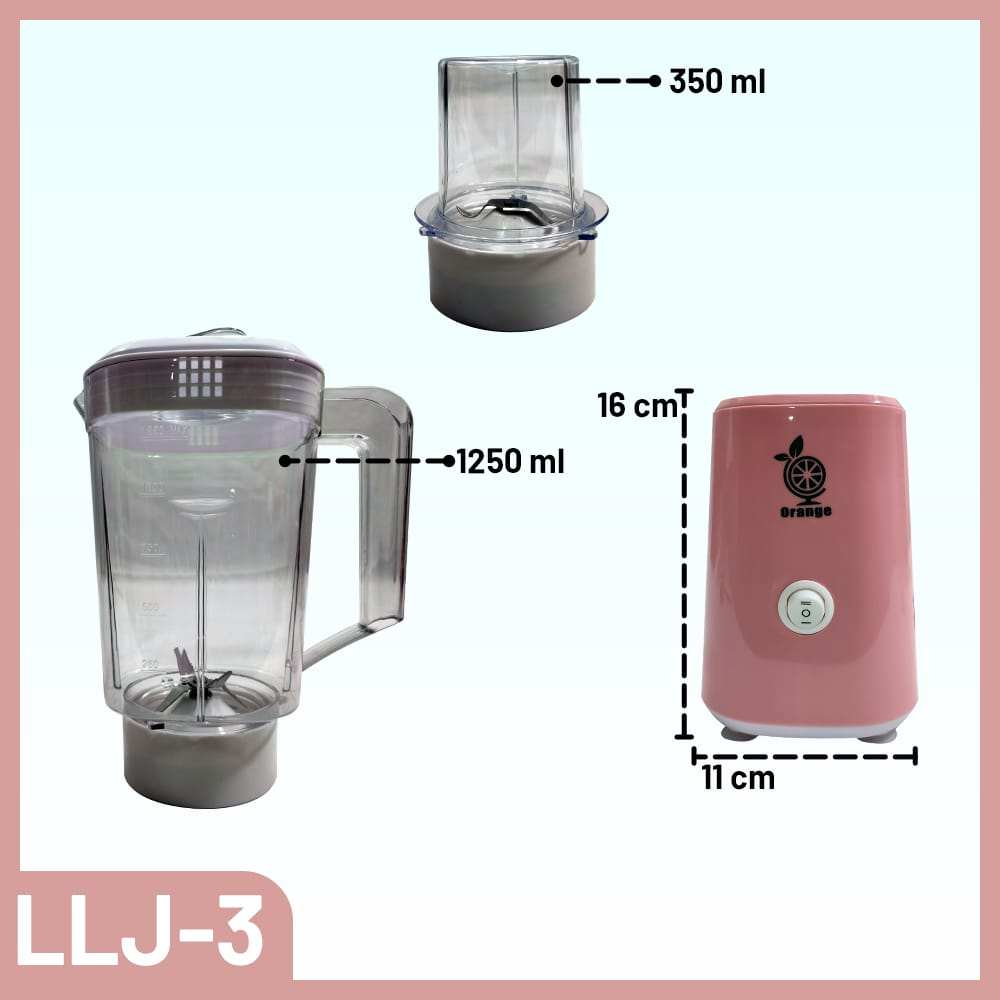 COD Blender Tabung Kaca 2in1 Blender Buah Sayur Bumbu - Mesin Penggiling Serbaguna Kapasitas : 1.5Liter LU