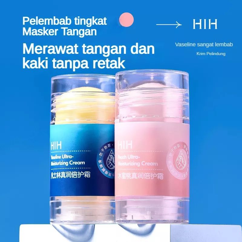 HIH Original Vaseline Peach Ultra Moisturizing Cream Stick Untuk Kulit Kering dan Pecah