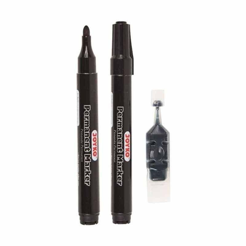 

Spidol Permanen Hitam JOYKO Permanent Marker PM-34RF Bonus Refill