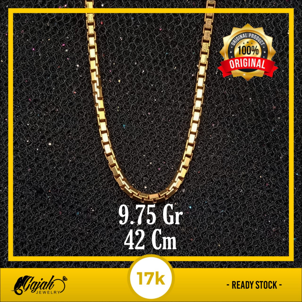 Kalung Emas 17K - 9.75 Gr Kadar 750 - 5302