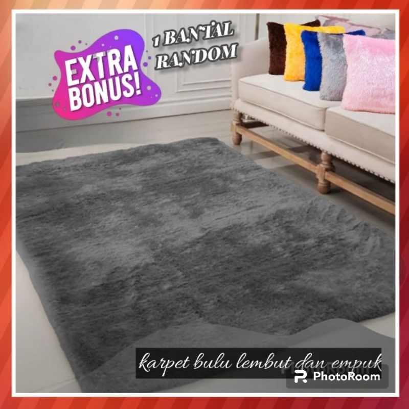 Karpet Lantai Ruang Tamu 150x200 Tebal 3,5 Kasur Lipat Bulu Kamar Tidur