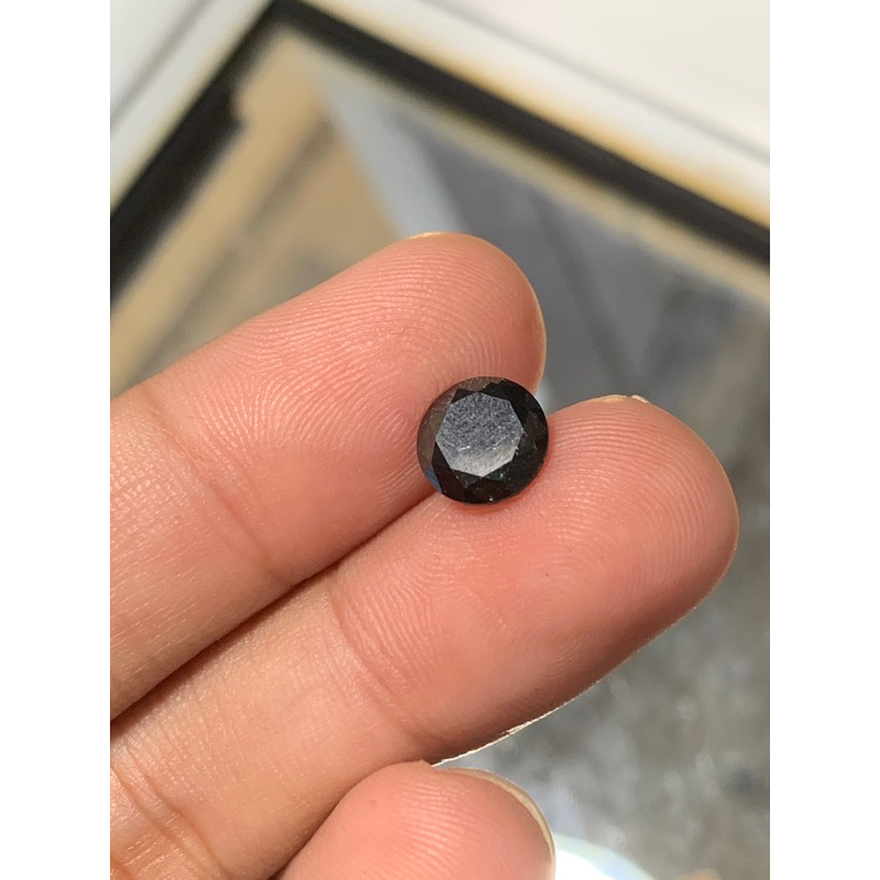 Berlian Hitam Asli Natural ( Black Diamond 1 Crat )