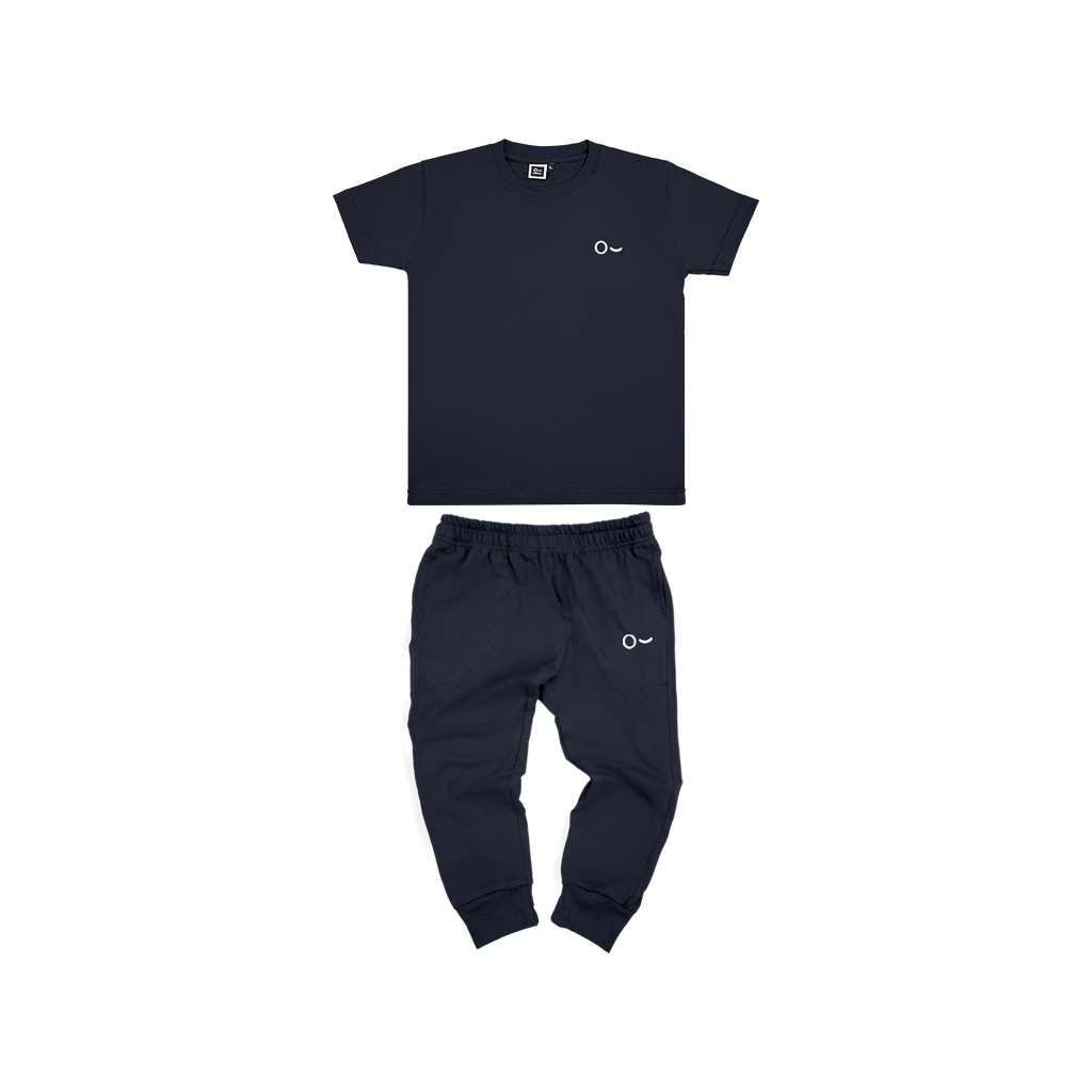 John&amp;Jill Kids Short Sleeve + Active Long Pants_