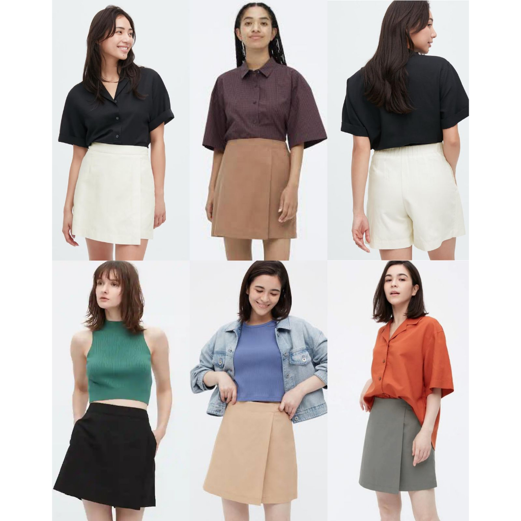 Uniqlo Linen Blend Skort