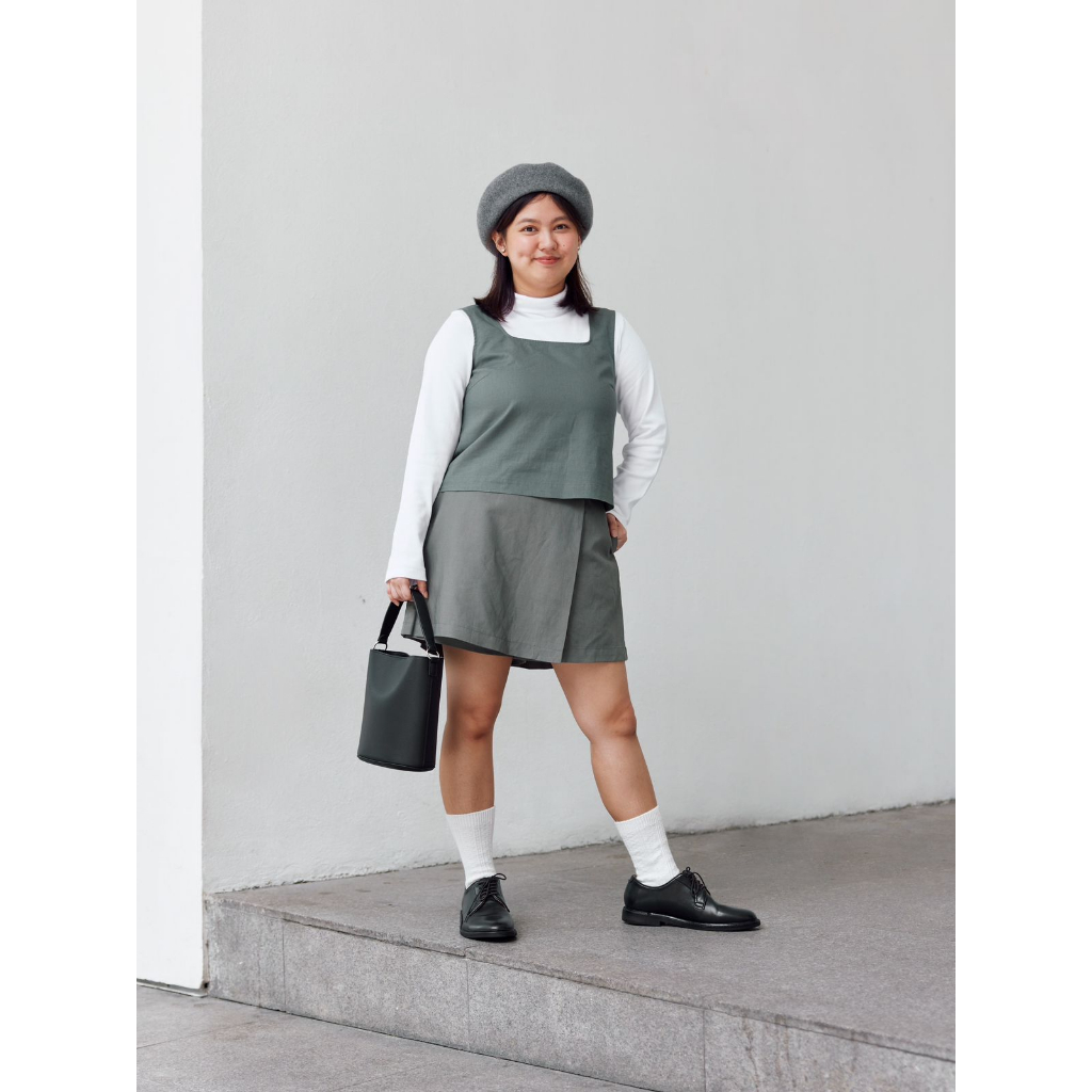 Uniqlo Linen Blend Skort