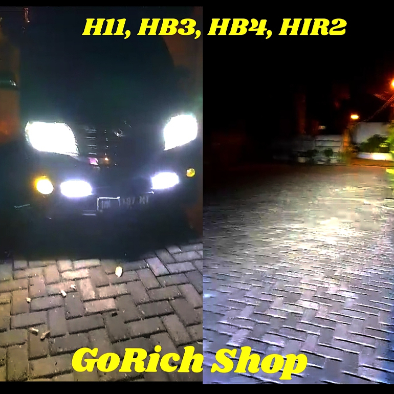 Led Headlamp Foglamp C6 H11, HB3, HB4, HIR2 tipe 2 Warna
