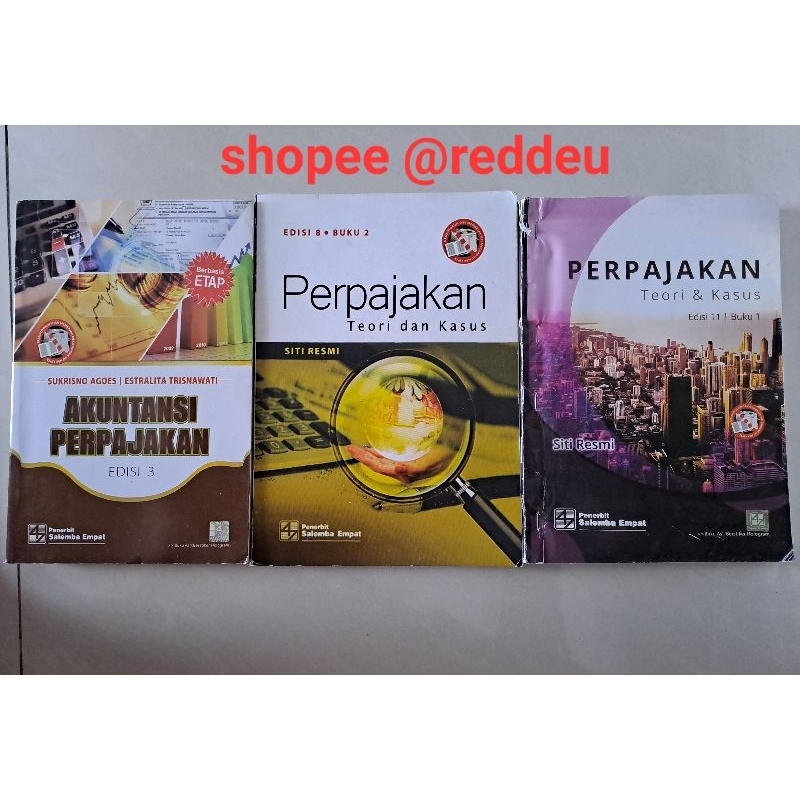 

BUKU Perpajakan Akuntansi Perpajakan Teori dan Kasus Siti Resmi Sukrisno Agoes Estralita Trisnawati