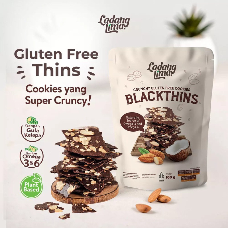 

BLACKTHINS COOKIES LADANG LIMA Cookies Gluten Free Sehat Kaya Manfaat