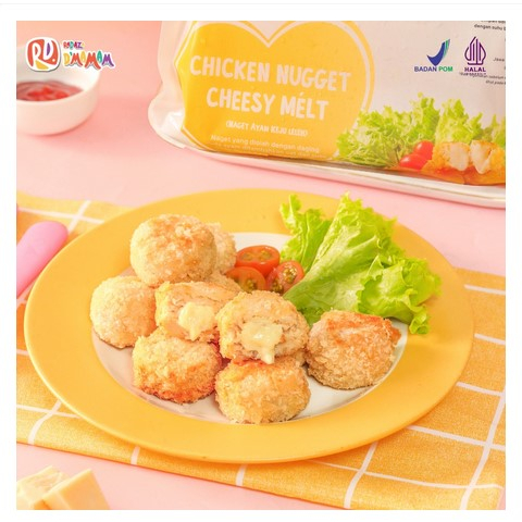 

D'MAMAM Nugget Ayam Cheesy Melt Homemade Sehat Halal Mui Bpom