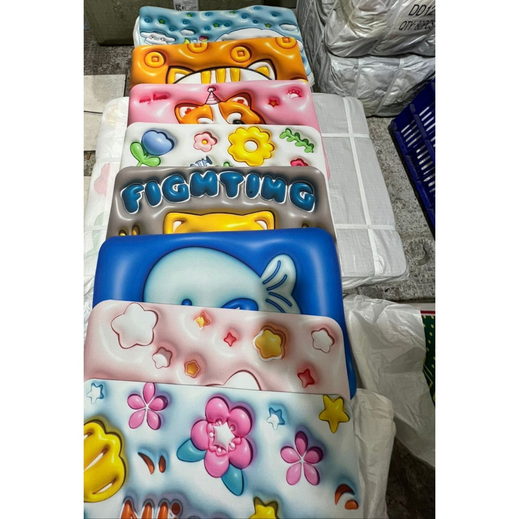 Keset Kaki 3D Diatomite Kotak Oval - Keset Kaki Kamar Mandi Anti Slip - Keset Kaki Dapur Anti Bau - Keset Kaki Toilet Anti Bakteri - Keset Kaki Motif 3D Timbul Diatomite - Bathmat 3D Emboss