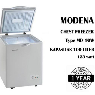 Freezer Asi MPASI Ibu Menyusui Modena MD10W Disewakan Rental  Solo Raya Semarang