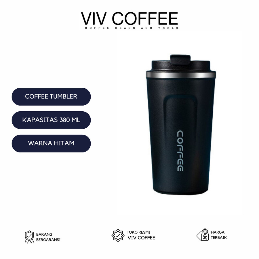 Tumbler Kopi Stainless 380ml Termos Air Mini