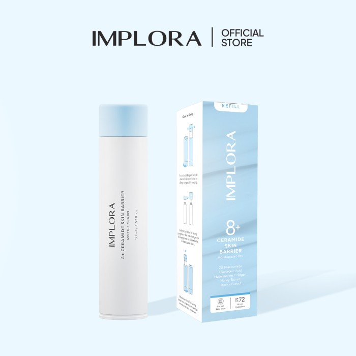 ☘️ CHAROZA ☘️ IMPLORA Skin Barrier 8+ Ceramide Moisturizing Gel 50 ML | Implora Moisturizer Gel