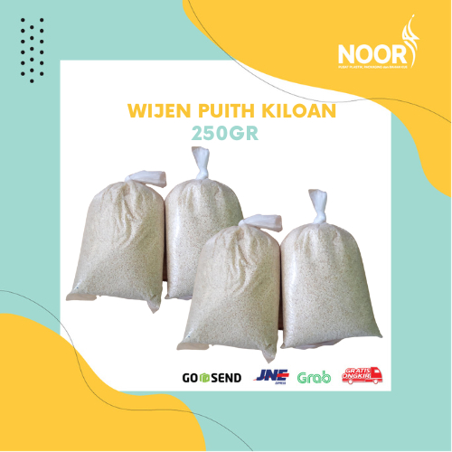 

Biji Wijen Putih Kemasan 250gr