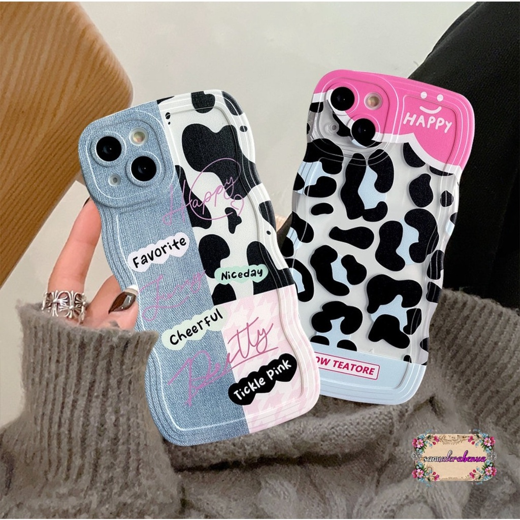 SS802 SOFTCASE PATCH DENIM LEOPARD FOR SAMSUNG A24 4G SB5650