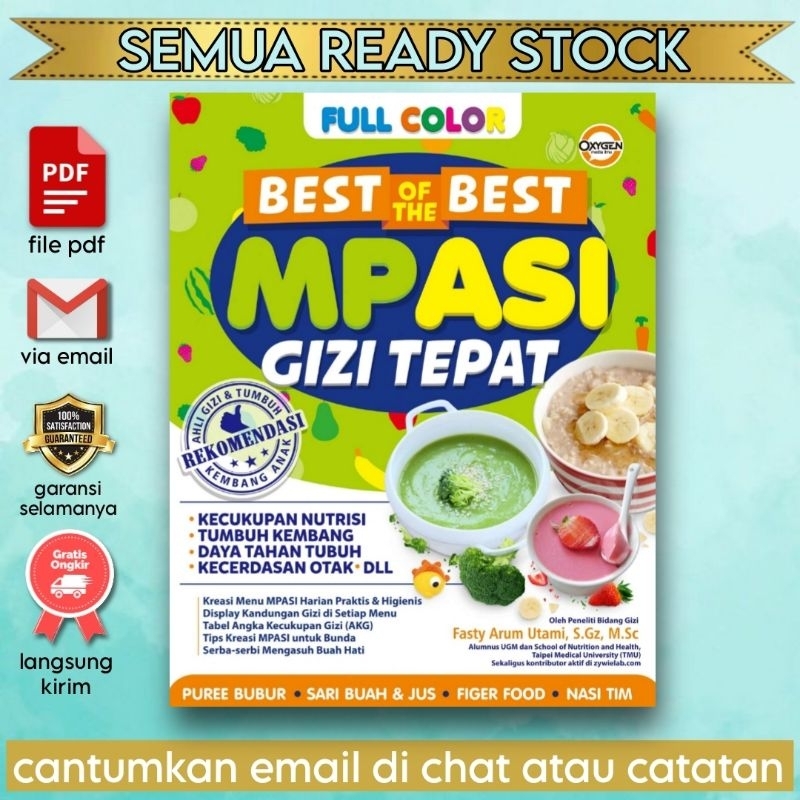 

[Indonesia] BEST OF THE BEST MPASI GIZI TEPAT