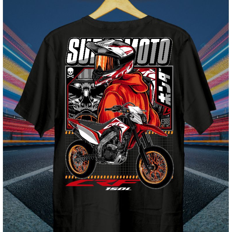Kaos Motor CRF Style // Kaos CRF Style