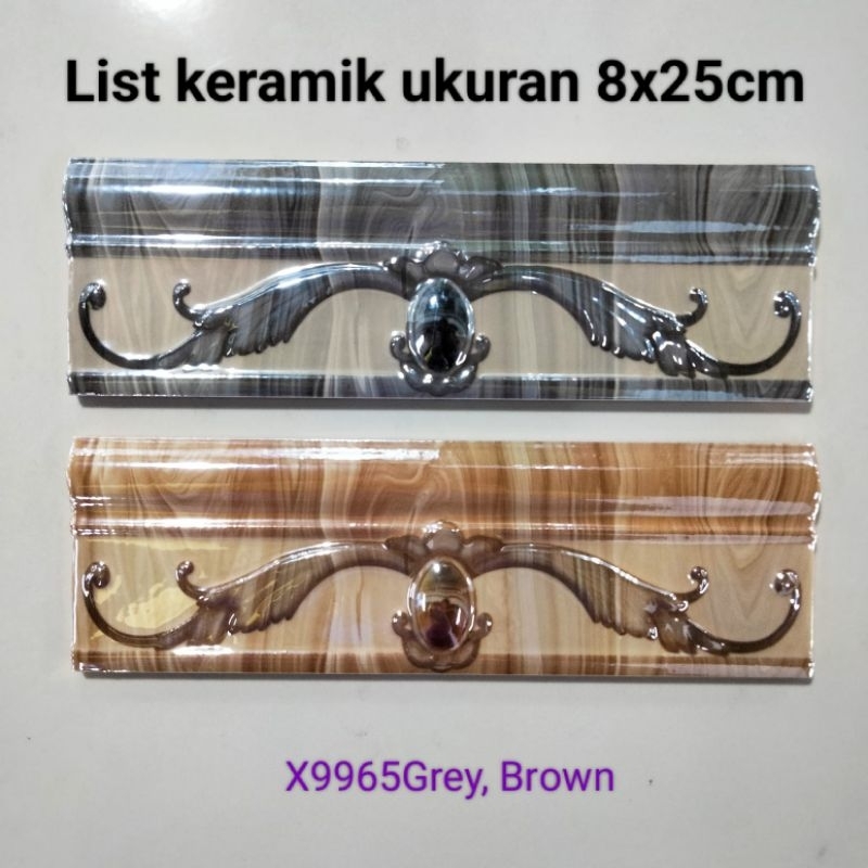 Lis keramik / list dinding kamar mandi