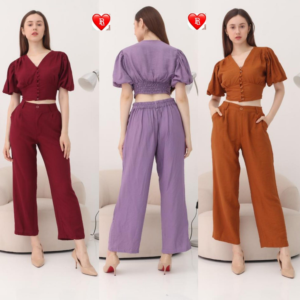 REDLOVE136 ( TERBARU ) SETELAN FASHION / SETELAN BAJU WANITA / FASHION TERBARU / SETELAN TERBARU / FASHION WANITA / SET WANITA