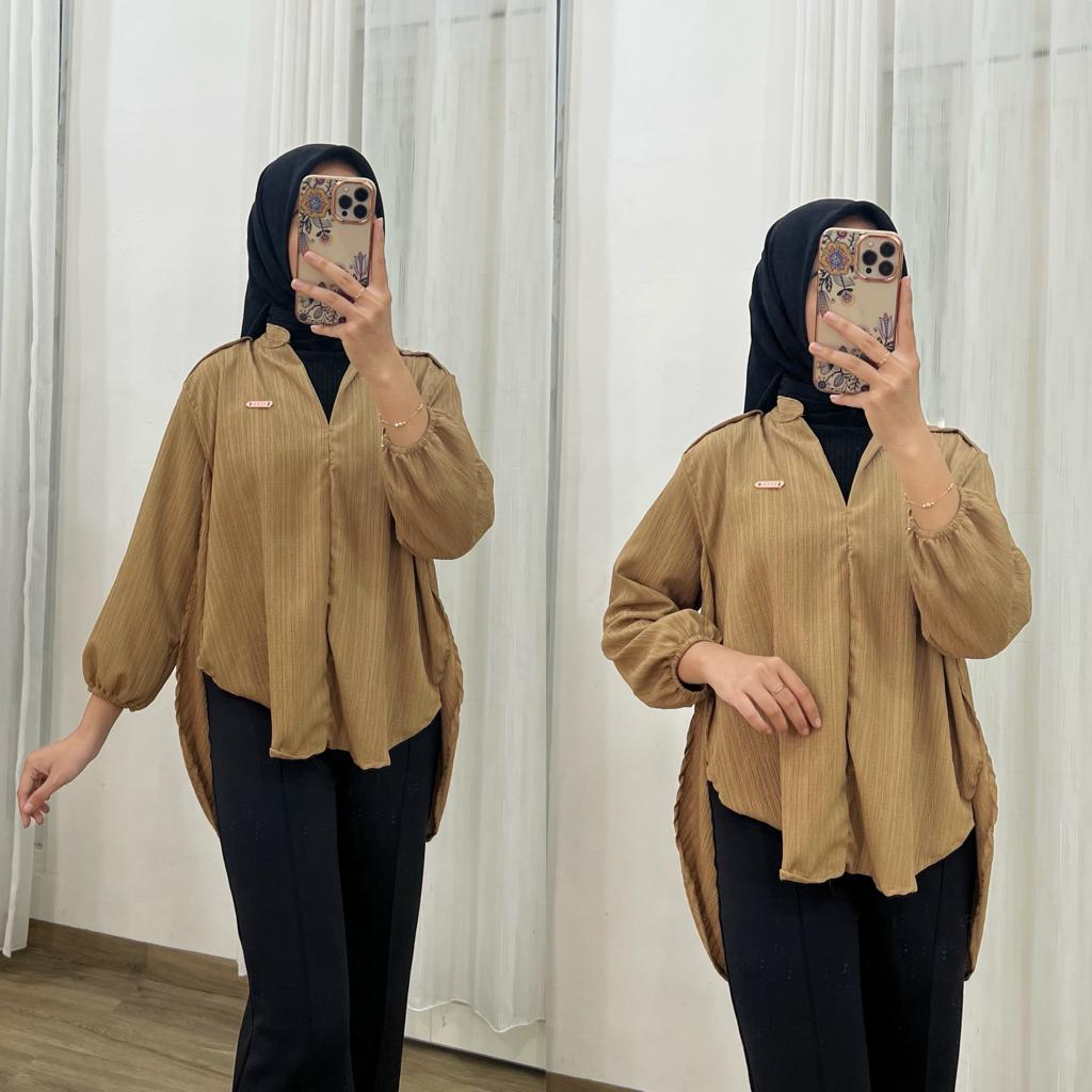 KIRANI - ( COD ) LIVIA BLOUSE BABY CRUSH