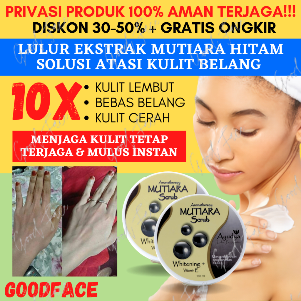 Ayudya Lulur Pengantin Mutiara + Vitamin E 100 Travel Size