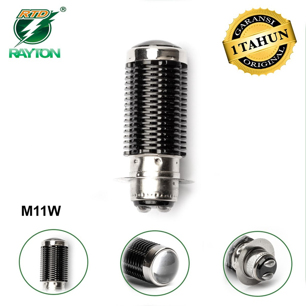 Lampu Depan Rayton RTD Rayton Lampu Utama / Lampu Depan Motor LED Putih M11W