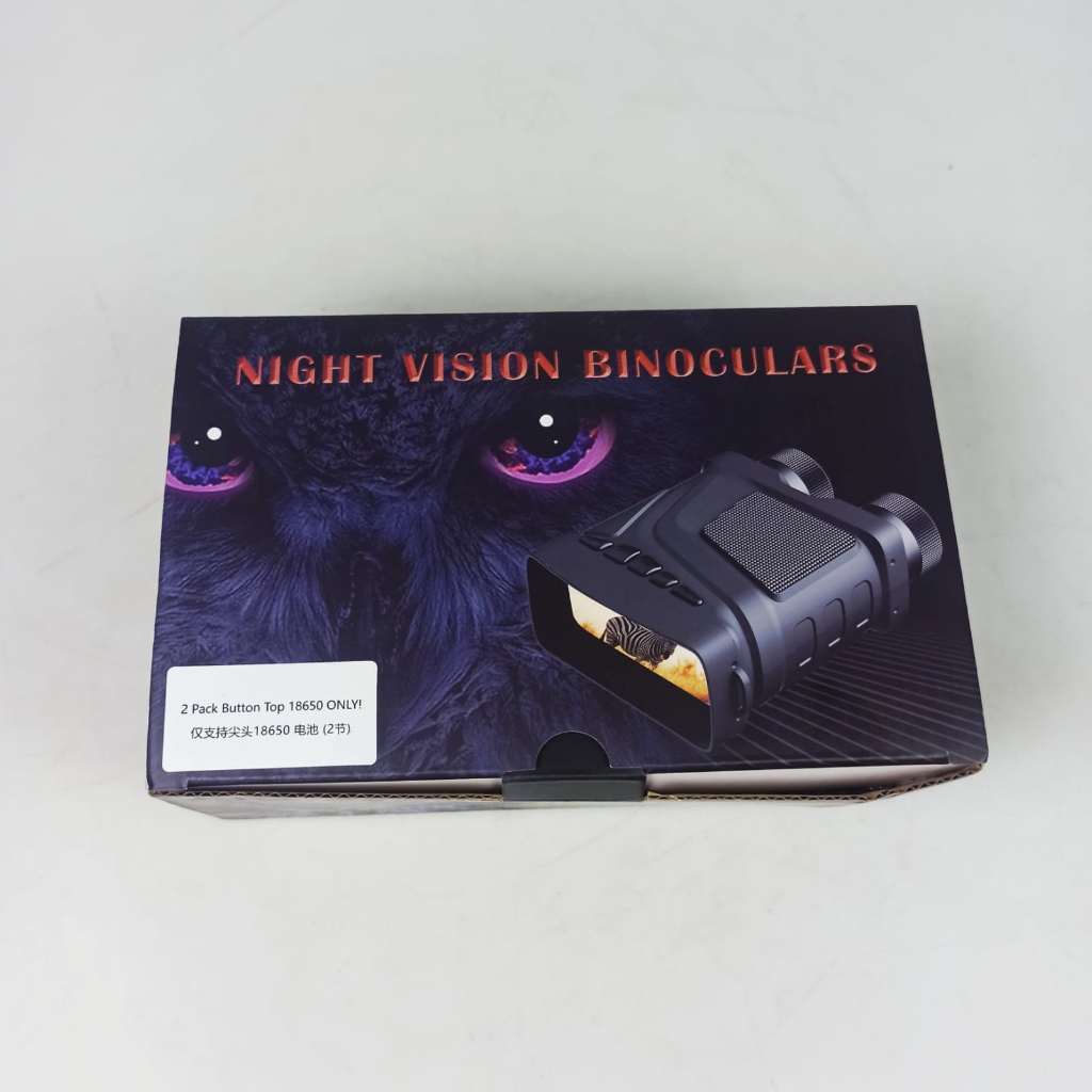 Teropong Binocular Night Vision Recorder 1080P 5x Zoom with Mic - R12 - Black