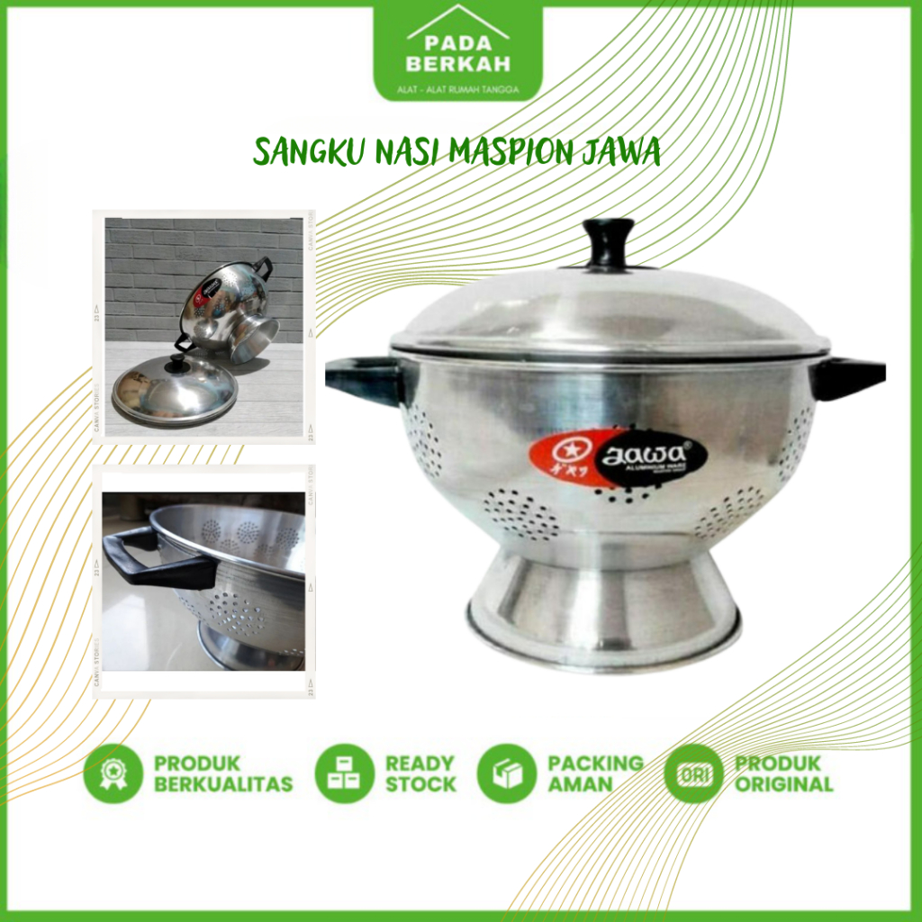 Tempat Nasi Alumunium Bakul Nasi Jawa sangku Nasi Hajatan