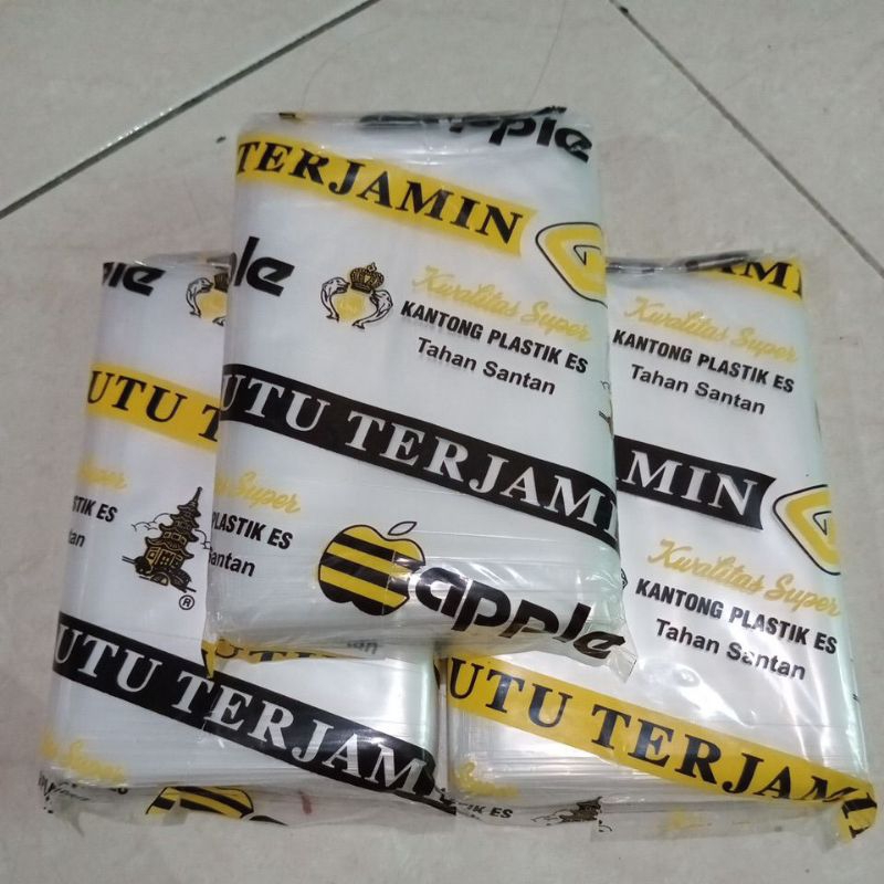 Plastik es merk apple 14x28