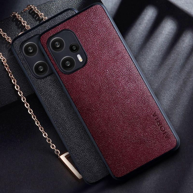 XIAOMI POCO F5 CASE LEATHER CASE AIORIA COVER SILIKON SOFTCASE