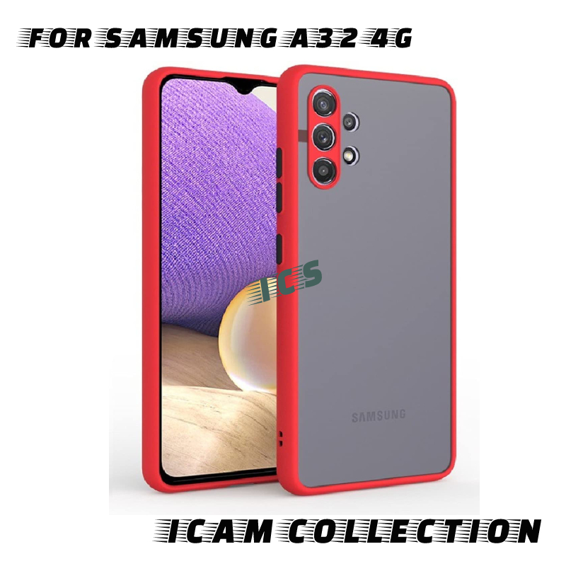 (Camera Protection) Matte Case Cover for Samsung A32 4G