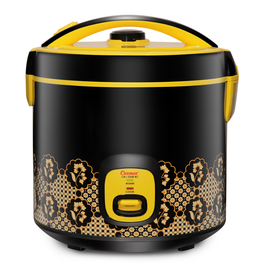 Cosmos CRJ5508BS – Rice Cooker Non Stick 3in1 2.5 Liter 400 Watt Batik Hitam