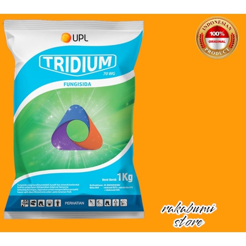 fungisida kontak dan sistemik TRIDIUM 70 WG obat pengendali patek dan pencegahan patek