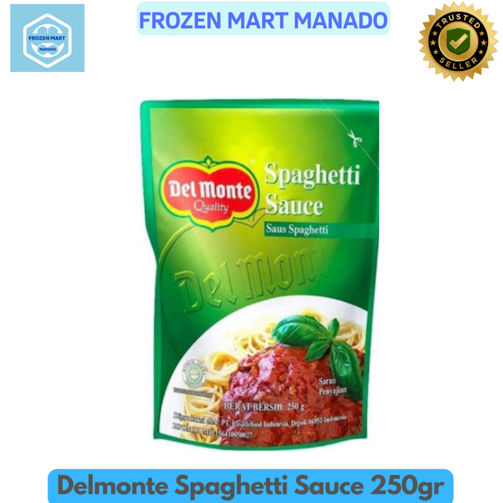 

Delmonte Spaghetti Sauce 250gr - Frozen Mart Manado (Frozen Food Manado)