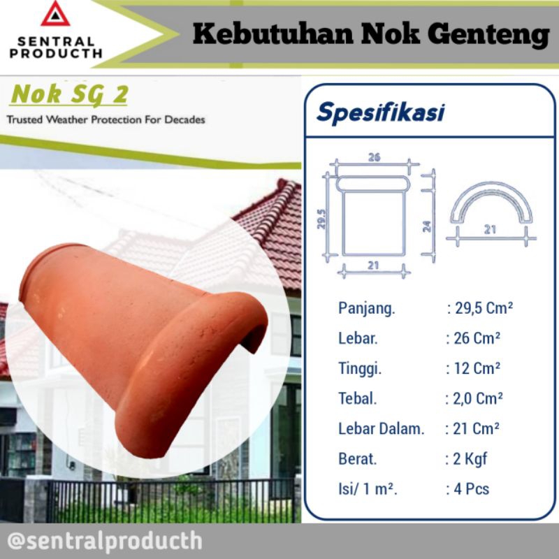 Nok Genteng Oval