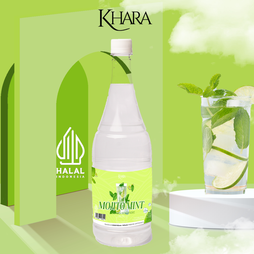 

Sirup Khara Mojito Mint 1000ml - Khara Mojito Mint Flavoured Syrup 1000ml