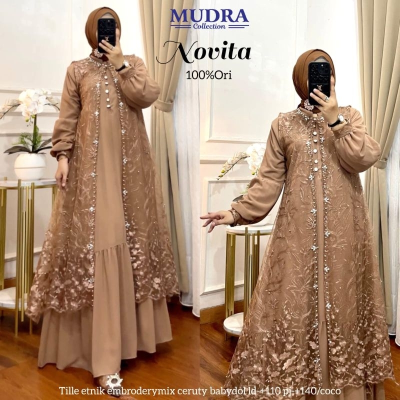 Novita Dress ori by Mudra Hijab