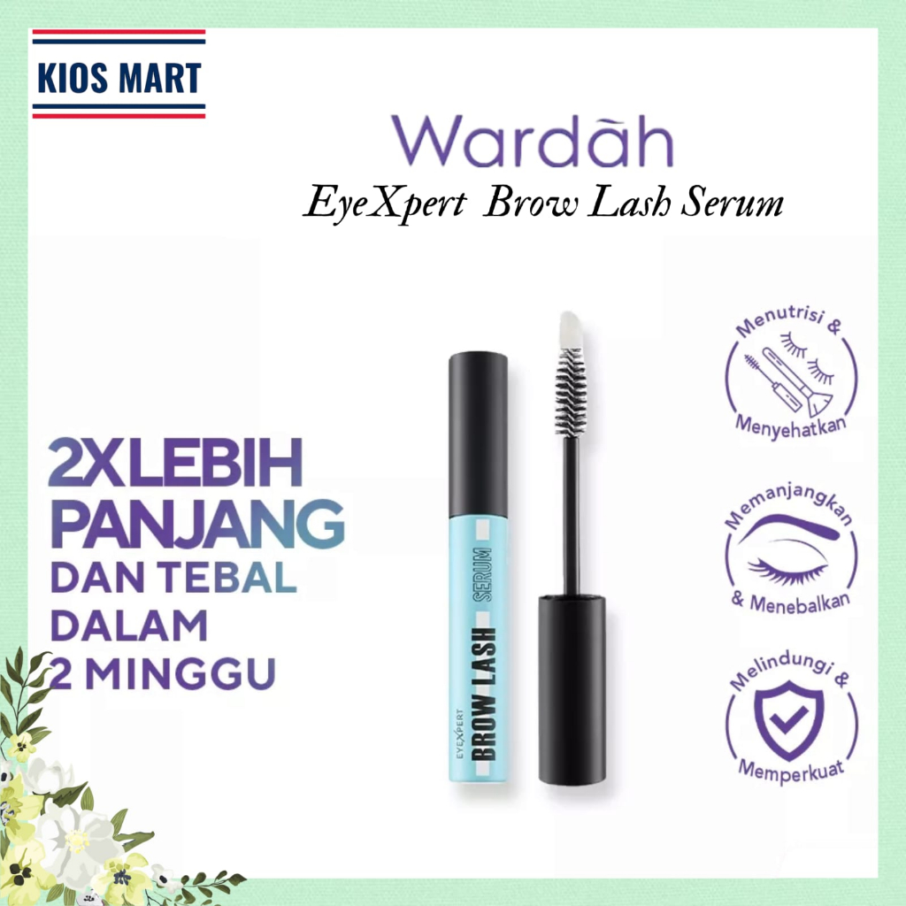 Wardah Eyexpert Brow Lash Serum 10ml | Serum Bulu Mata dan Alis