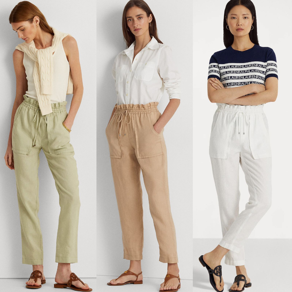 RPHL linen ankle  pants part 1